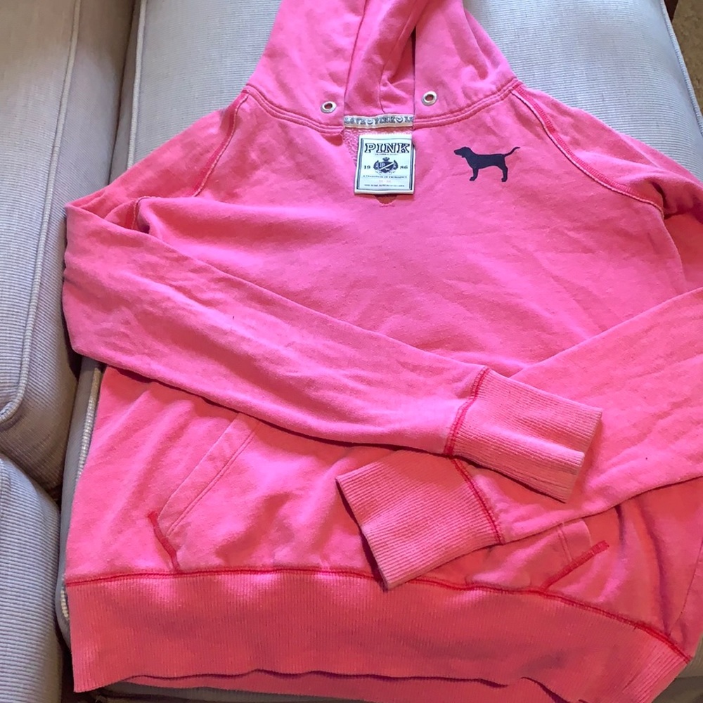 Pink hoodie